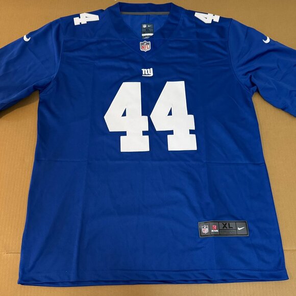 Nike Other - Cam Skattebo New York Giants Nike Royal Team Game Player Jersey Size XL